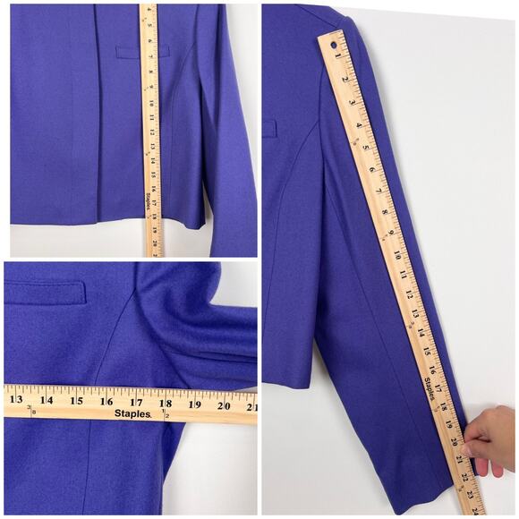 Vintage Pendleton100% Virgin Wool Skirt Suit Set12 Women purple 2 piece made usa - Picture 9 of 12